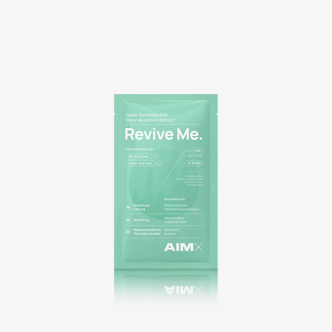 AIMX Revive Me paakių kaukė su hialuronu, 5 ml × 5