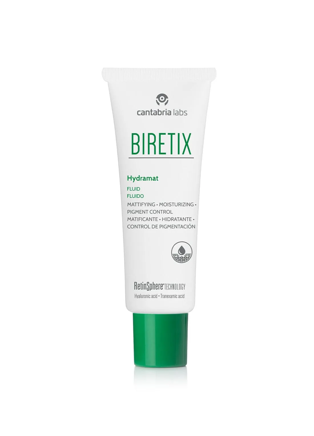 BIRETIX Hydramat Day SPF30 fluidas – papildoma produkto nuotrauka 2