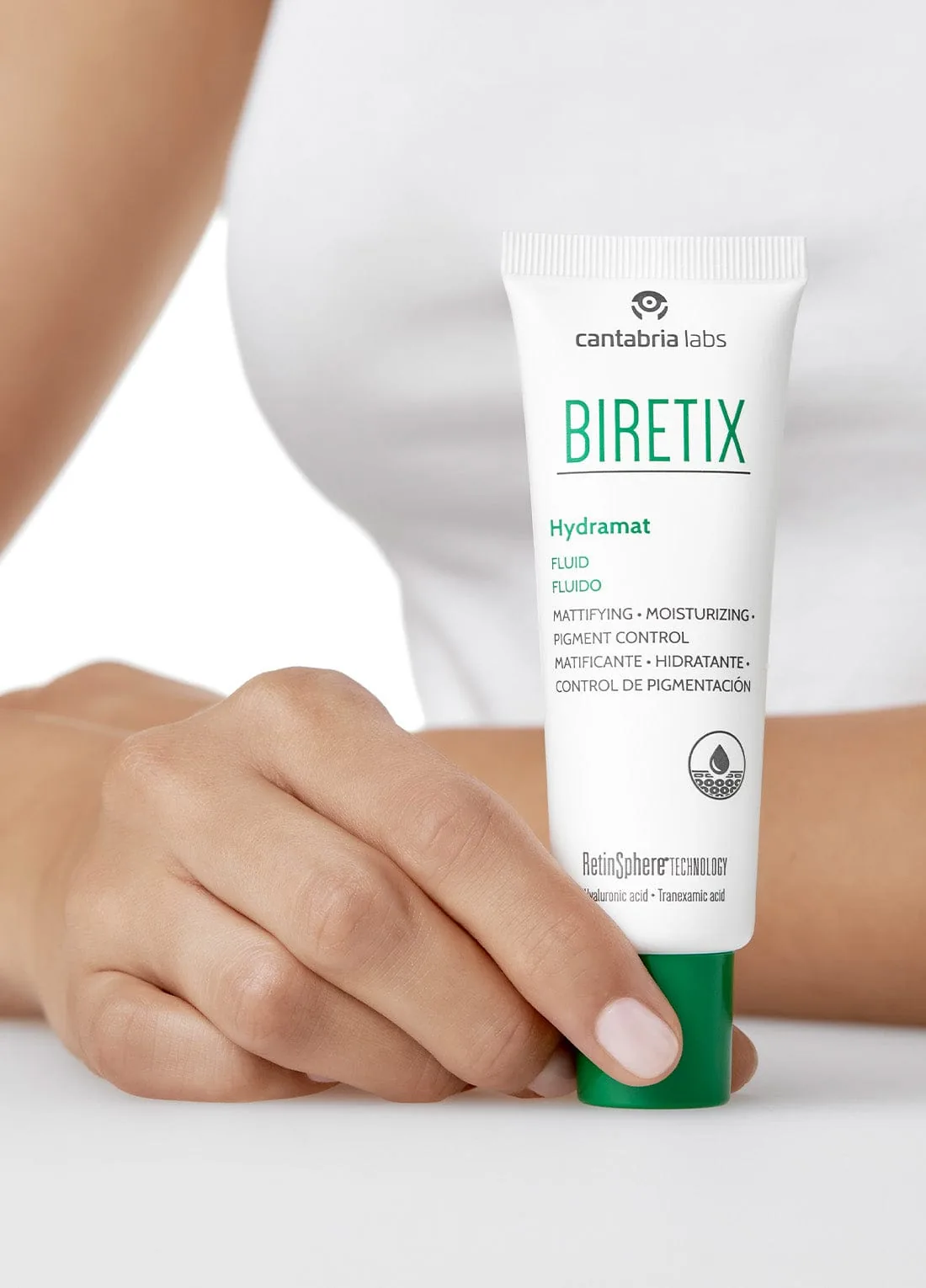 BIRETIX Hydramat Day SPF30 fluidas – papildoma produkto nuotrauka 3