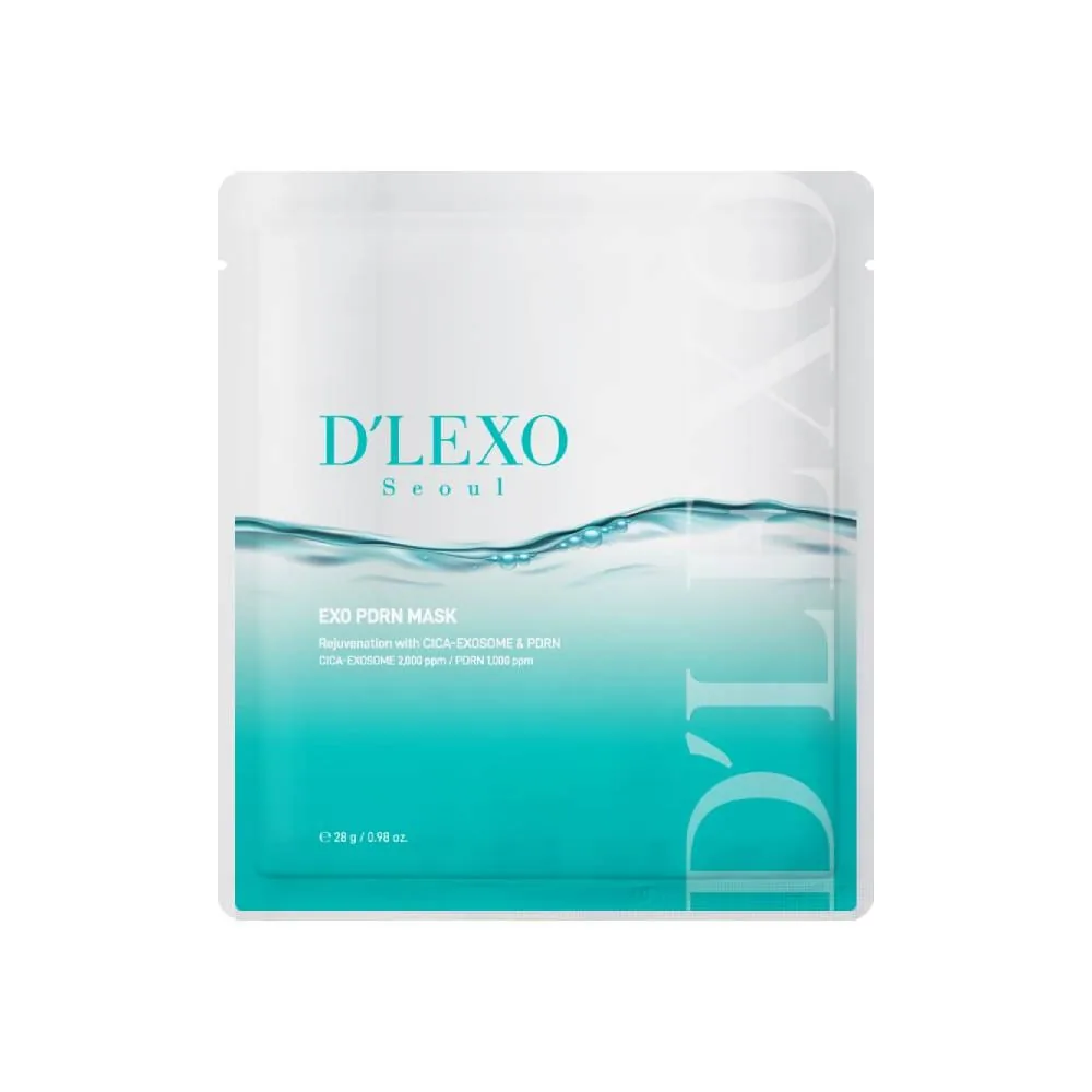 Dermaline D’LEXO EXO PDRN lakštinė kaukė, 1 vnt. (28 g)