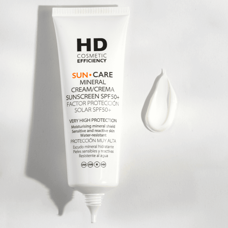 HD Cosmetic Efficiency HD Suncare mineralinė emulsija SPF 50+, 50 ml